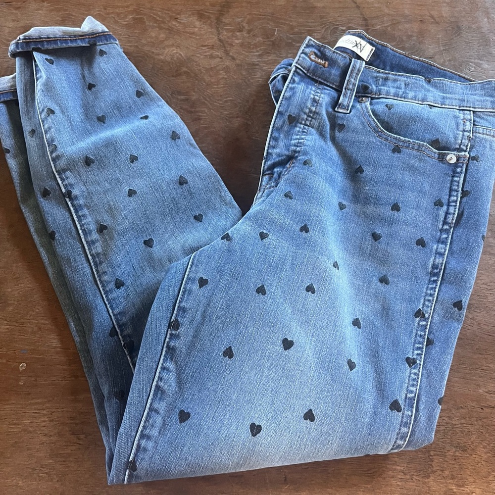 Madewell Heart Jeans size 10” High Rise Skinny size 29